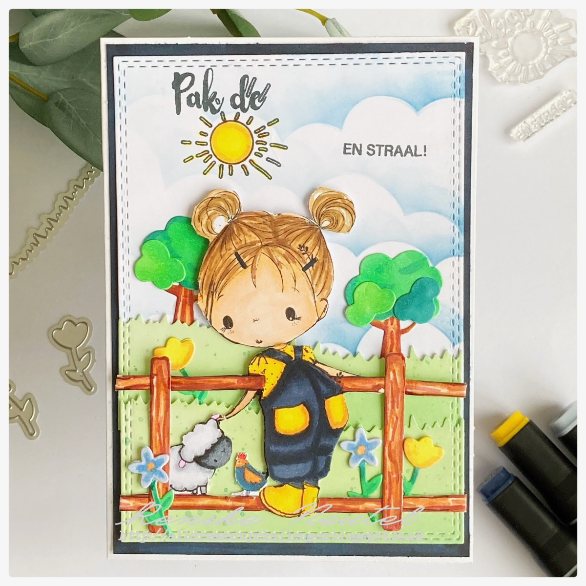 Spring lamb | All Dressed Up Stamps
